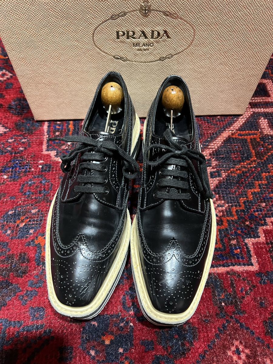 無料配達 LEATHER PRADA CHANEL PLATFORM ITALY/シャネルココマーク