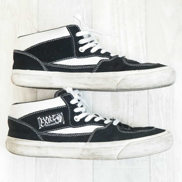 ★VANS Vault Half cab バンズ ボルト ハーフキャブ ブラック×ホワイト 27.5cm★_画像8