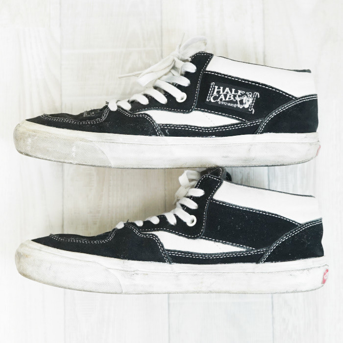 ★VANS Vault Half cab バンズ ボルト ハーフキャブ ブラック×ホワイト 27.5cm★_画像7