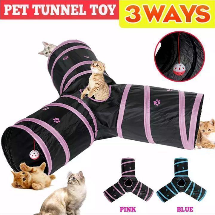 匿名◎　猫用トンネル キャットトンネル 猫のおもちゃ 猫の寝袋 折りたたみ式 うさぎ