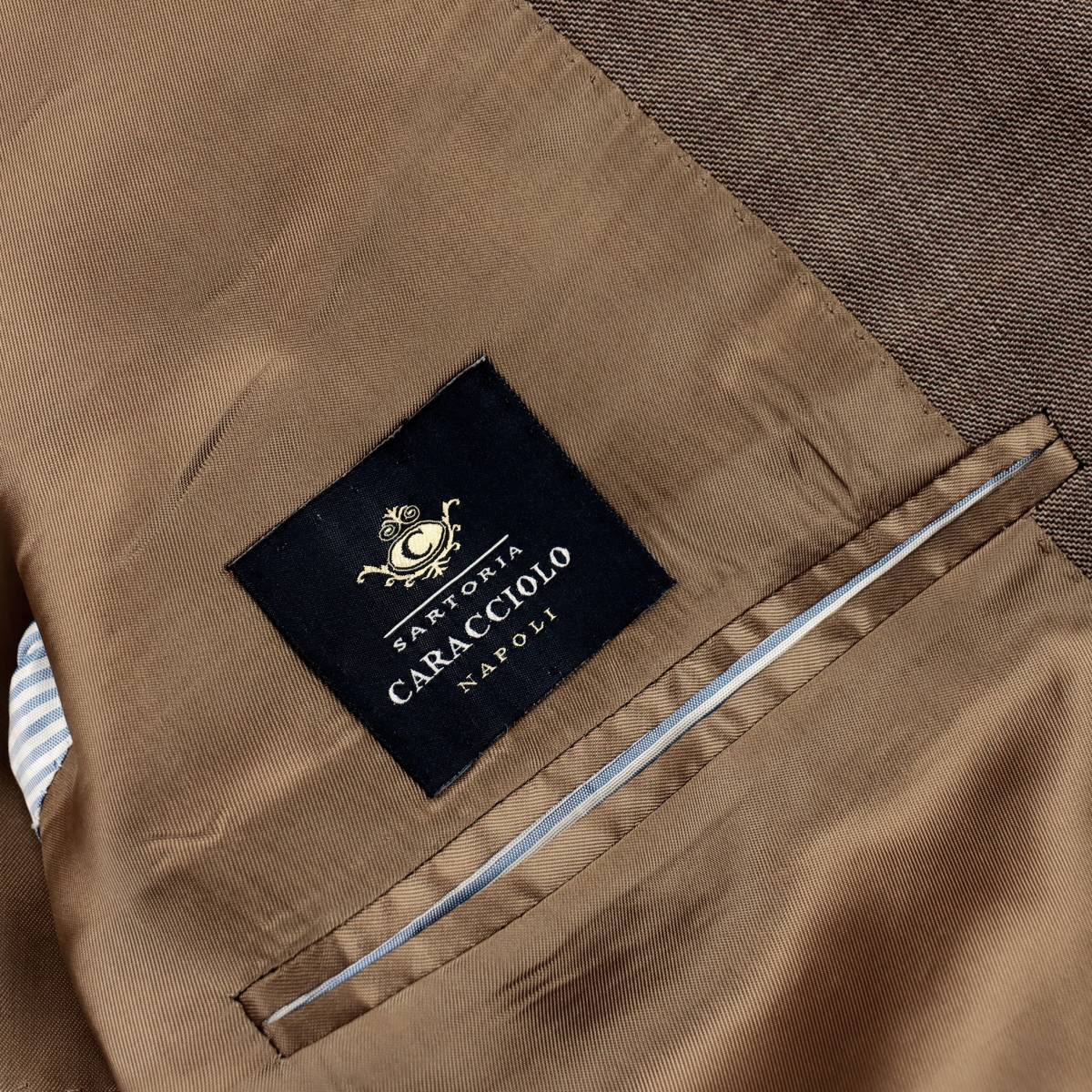 新品未使用 至高手縫い 「Sartoria Caracciolo/サルトリア 新品未使用 至高手縫い 「Sartoria Caracciolo/サルトリア