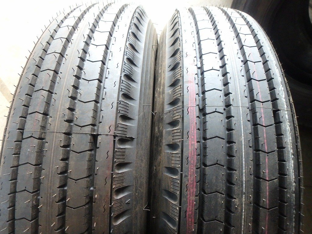 K553 未走行 送料無料【225/80R17.5 123/122】ブリヂストン R115 夏タイヤ 2本 2020年製 ほぼ新品_画像1