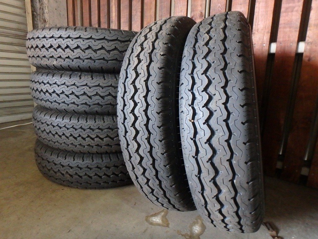 K608-2 新車外し 送料無料【205/85R16 117/115】ダンロップ SPLT5 夏タイヤ 6本 2020年製