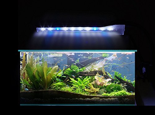 Anpet 水槽LEDランプ クリップ式 2.9W アクアリウム 照明ライト LED白7枚+青2枚 長寿命 省エネ 水草育成_画像6