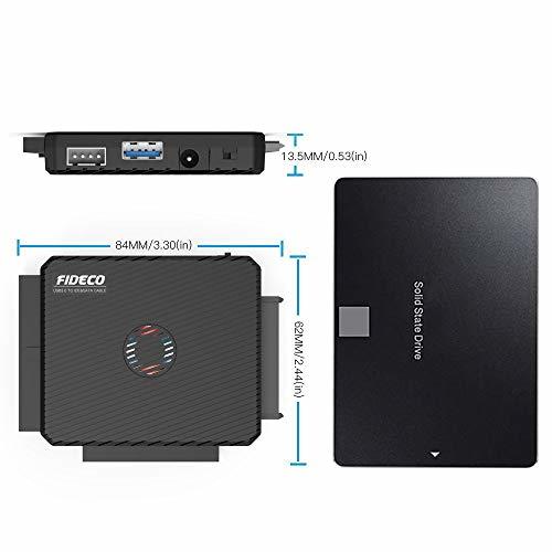 FIDECO SATA/IDE 変換アダプタ 変換ケーブル ハードディスク USB3.0 HDD/SSD対応 コンバータ 5Gbps高速伝送 最大12TB_画像7