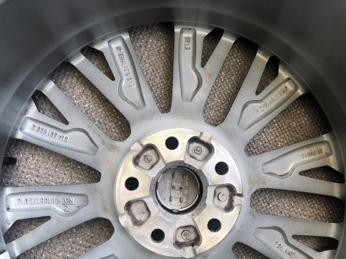 希少 アウディ AUDI Q2 SQ2 19インチ純正タイヤホイール 4本セット 8
