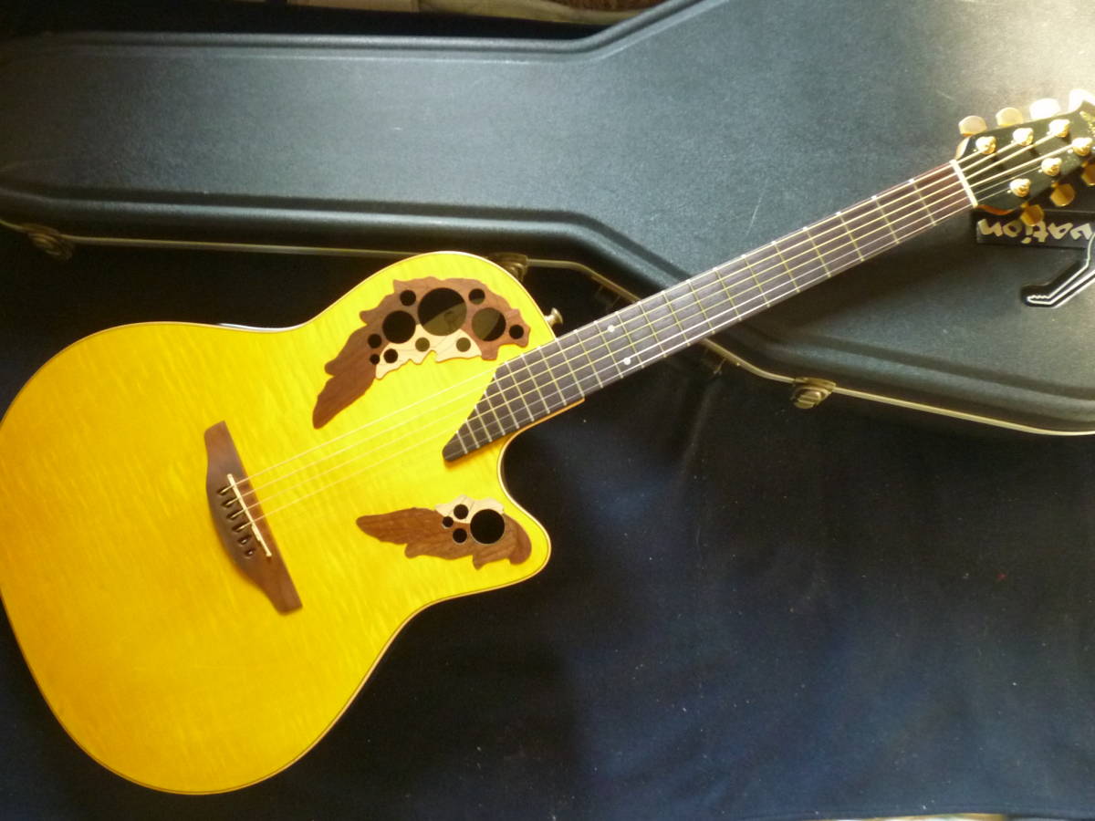 訳あり エレアコ レア仕様のUSA製 Ovation USA 1868 Elite