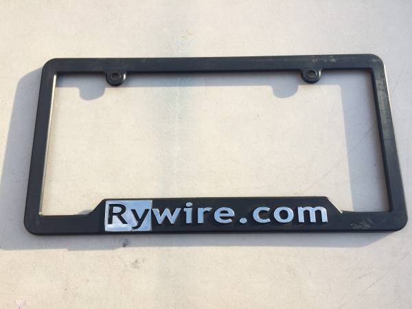 RyWire LPF ライセンスプレートフレーム CHROME Rywire electronics USDM US仕様 ライワイヤー _画像1