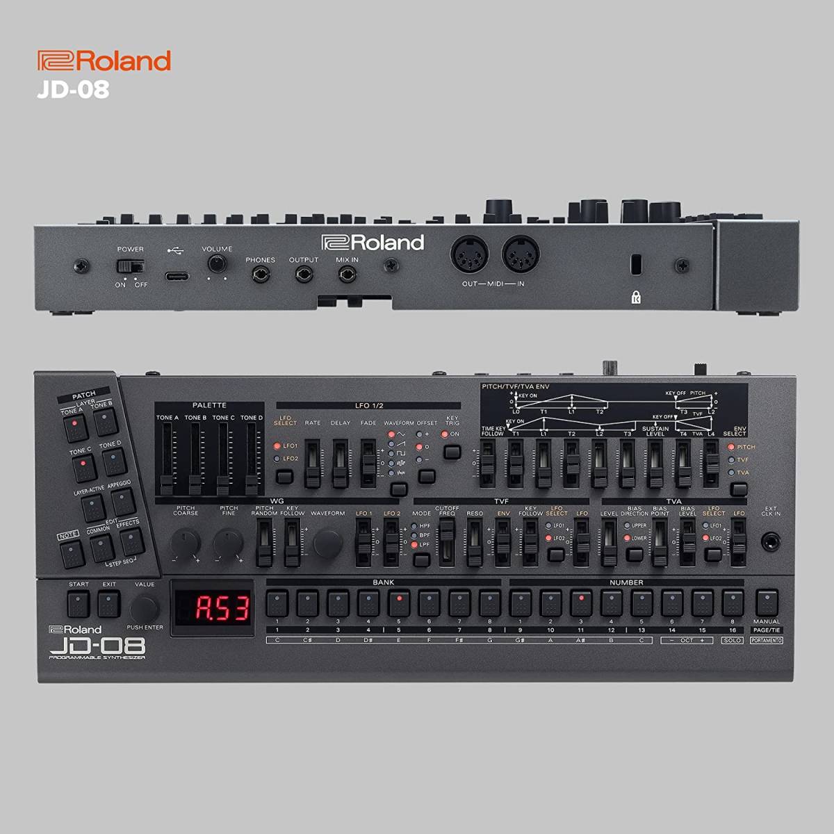 新品 ROLAND JD-08 シンセサイザー ローランド www.pibid.org