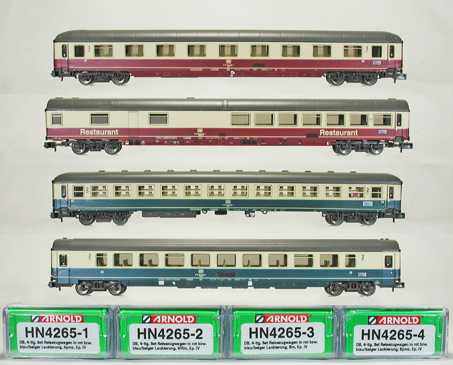 41％割引海外並行輸入正規品 ARNOLD #2465 ＤＢ（旧西ドイツ国鉄） インターシティー（ IC108）  ラインプファィル（Rheinpfeil） 客車セット（４輌） Nゲージ 鉄道模型 おもちゃ、ゲーム-WWW.BURJCEO.COM