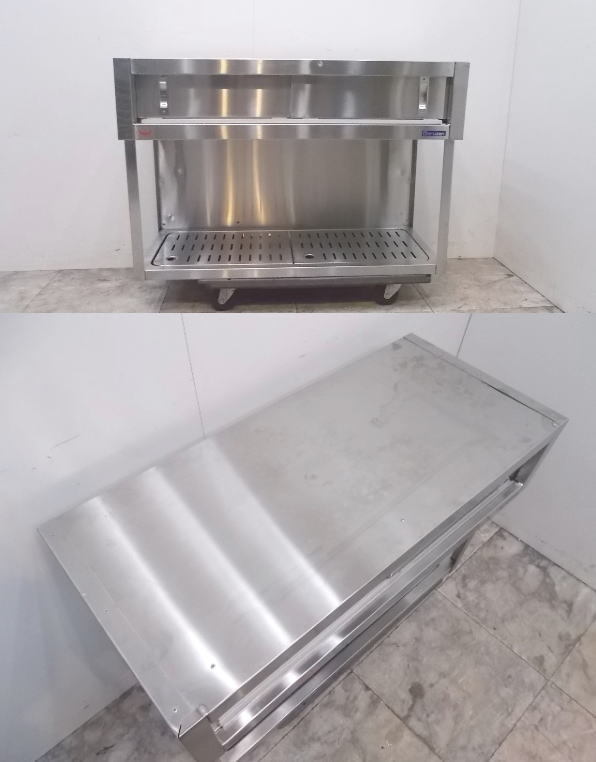 中古厨房 ステンレス 水切棚付吊戸棚 1040×400×600 食器棚 壁棚吊棚 /21B0432Z_画像2