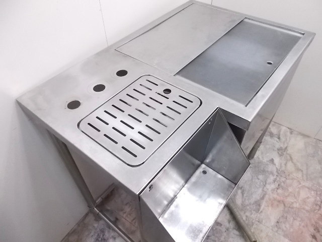  used kitchen Maruzen stainless steel ice bin attaching server pcs 950×600×900 business use /21B0429Z
