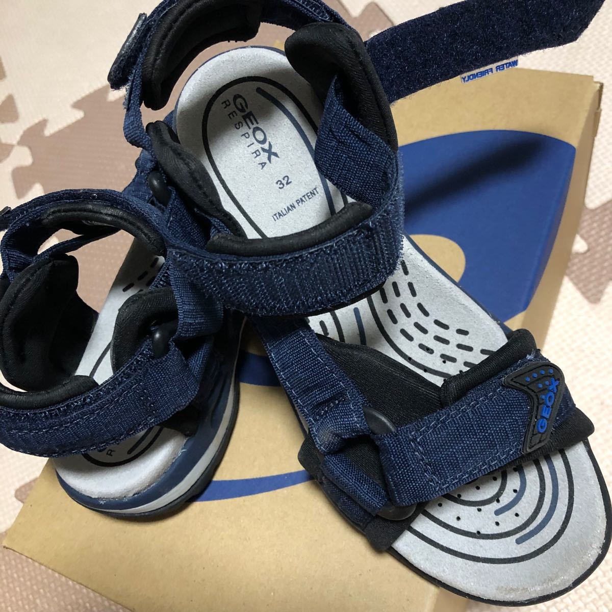GEOX サンダル RESPIRA 水陸両用 スポーツサンダル サイズ32 20.5cm ジェオックス