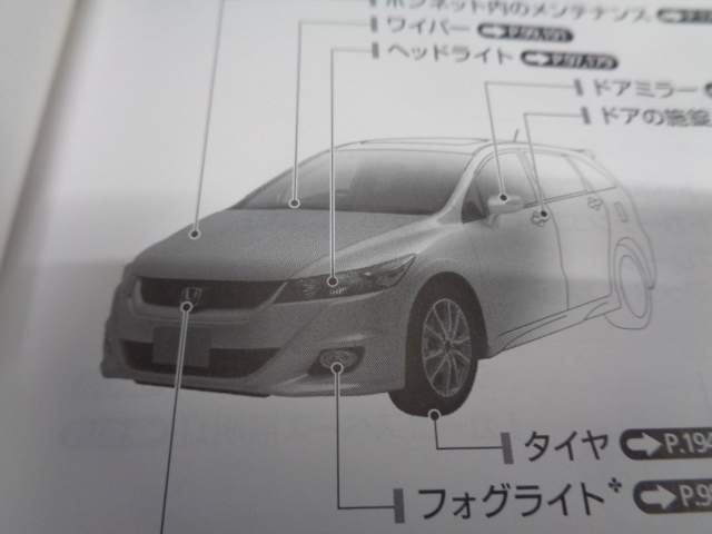 TS341* Honda / Stream RN6 инструкция по эксплуатации эпоха Heisei 21 год *