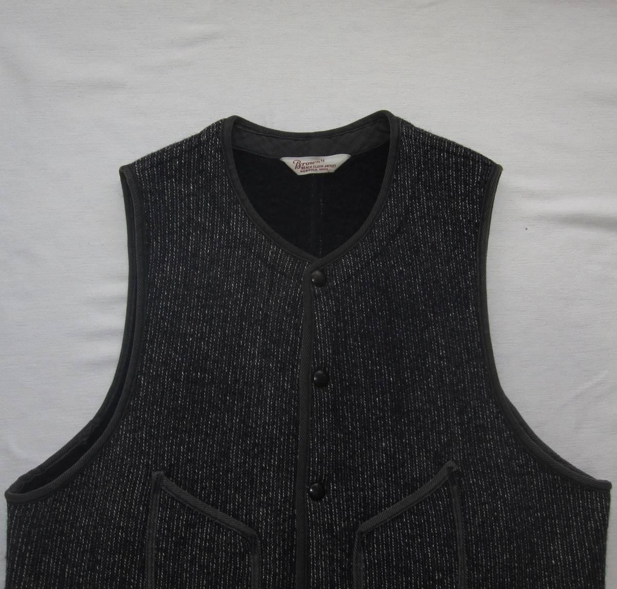 ☆VINTAGE 40s ブラウンズ ビーチベスト / Brown's Beach Vest / ブラウンズビーチ / 30s 40s 50s  /ビーチジャケット / ビンテージ /