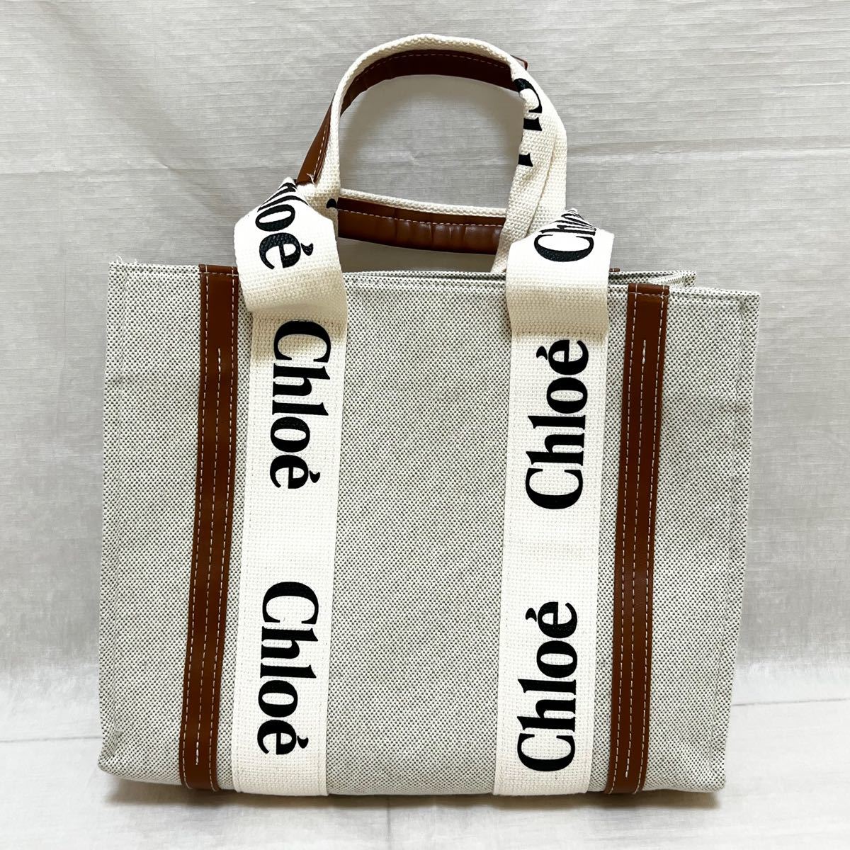 最終値下☆【美品】chloe クロエ woody トートバッグ ミディアム