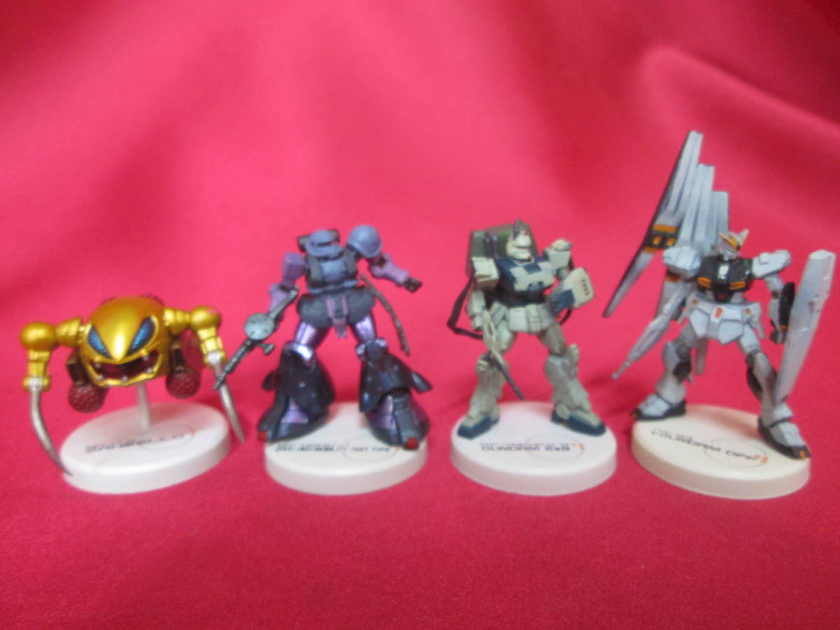 ★K*W　ガンダム　MFS　PLUS7　ミニフィギュアセレクションプラス　アッガイ　ズゴック　ザクレロ　νガンダム　DFF等ノーマル全7種+α_画像4