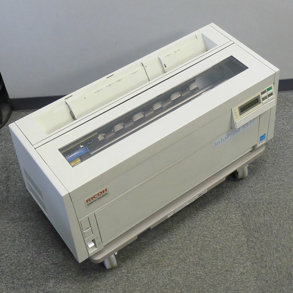 ☆ 即決 RICOH 高速ドットインパクトプリンタ LAN 5577-H05_画像1