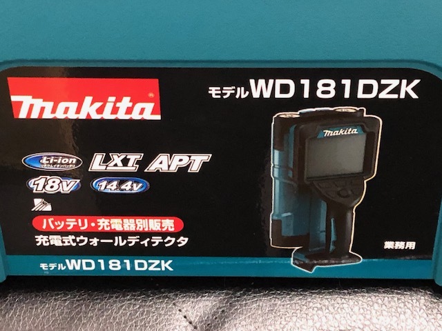 ☆新品未使用☆ マキタ makita 充電式ウォールディテクタ WD181DZK