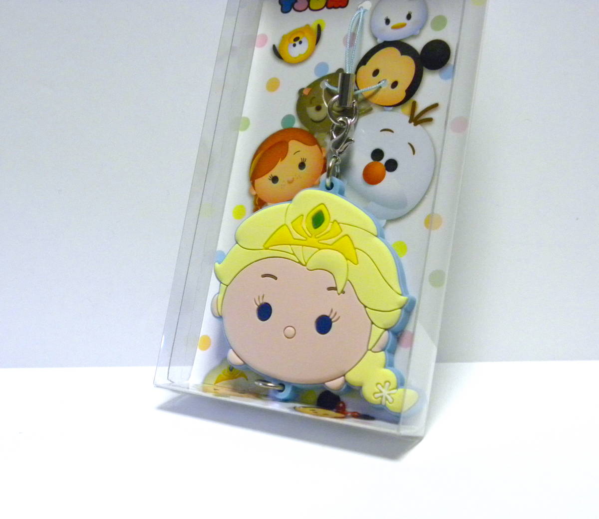  ★ ディズニー ツムツム ラバーストラップ ★ エルサ / Disney TSUM TSUM / アナと雪の女王_画像3