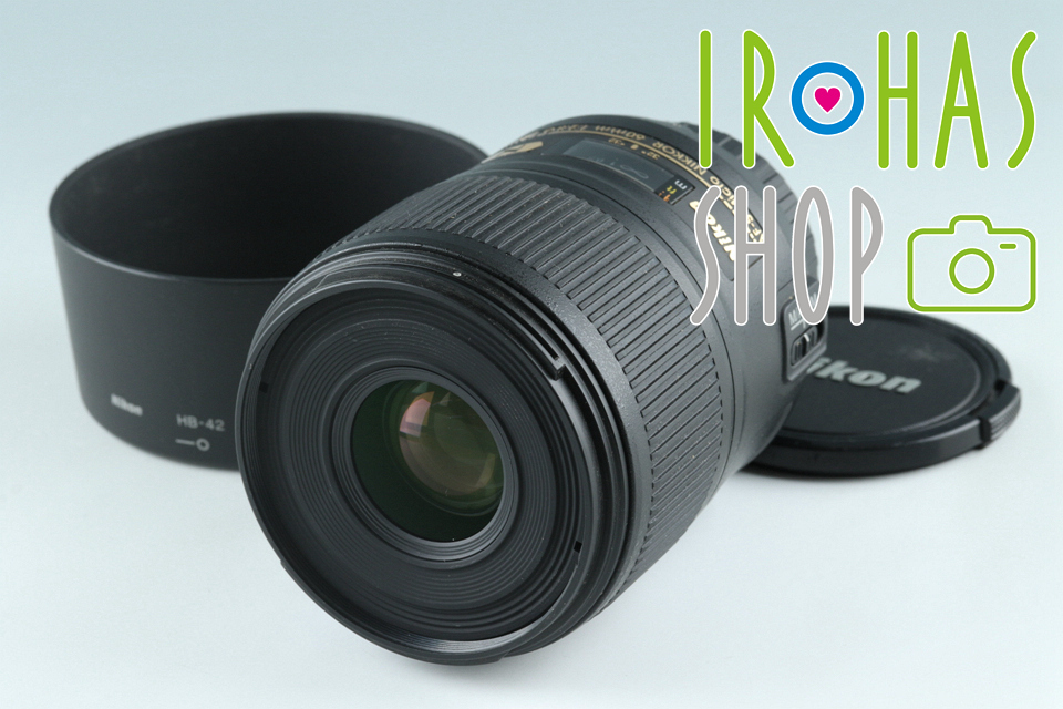 Nikon AF-S Nikkor 60mm F/2.8 G ED N Lens #40469A6_画像1