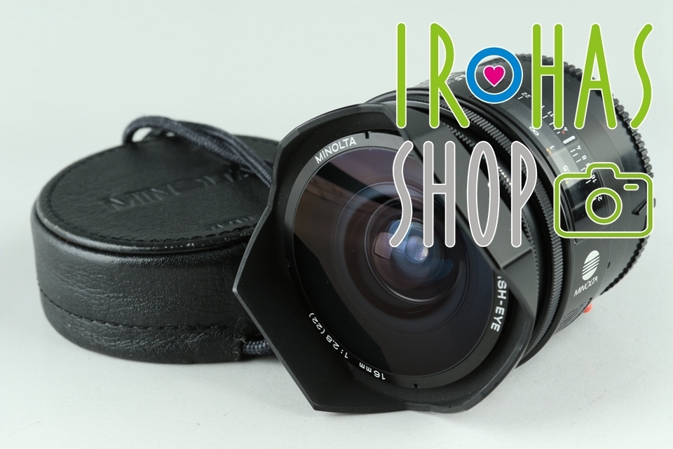 Minolta AF Fish-Eye 16mm F/2.8 Lens #23730G3-