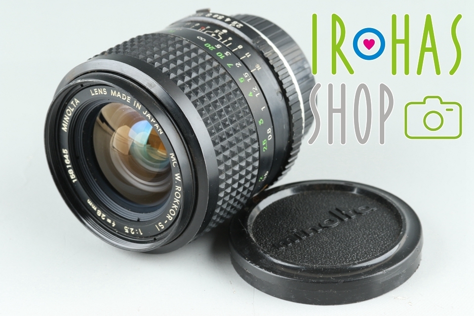 男の子向けプレゼント集結 Lens F/2.5 28mm W.Rokkor-SI MC Minolta