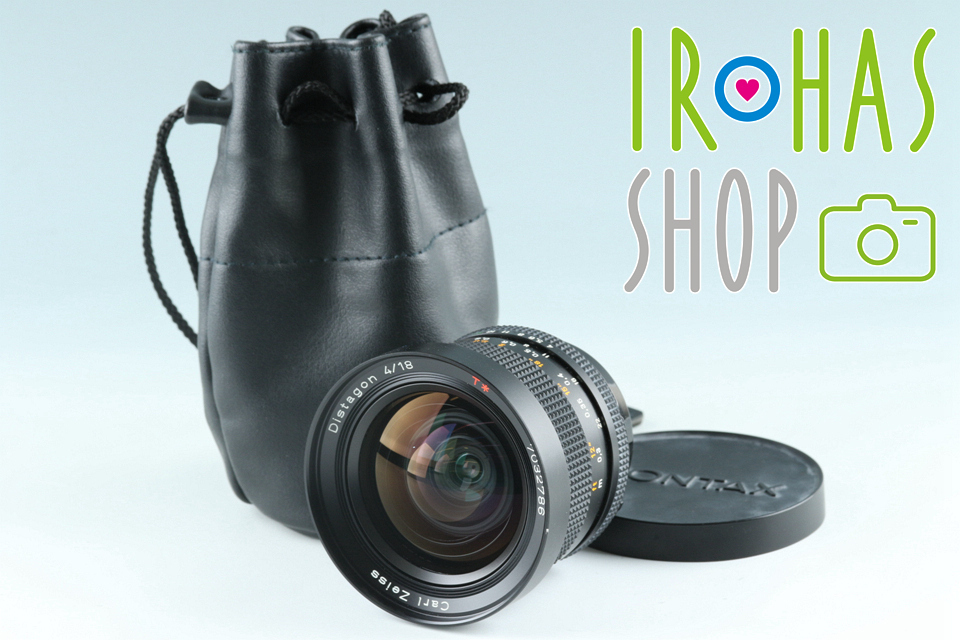 Contax Carl Zeiss Distagon T* 18mm F/4 MMG Lens for CY Mount