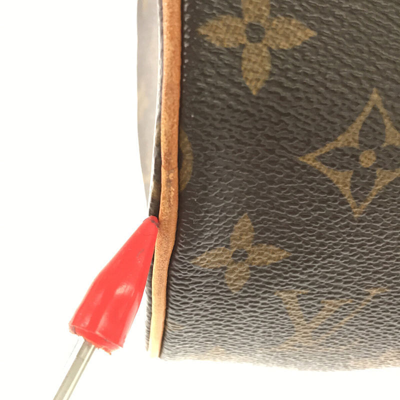 【美品】 Louis Vuitton / ルイヴィトン | M51385 フランス製 パピヨン モノグラム ボストン 筒型 ハンド バッグ ポー_画像9