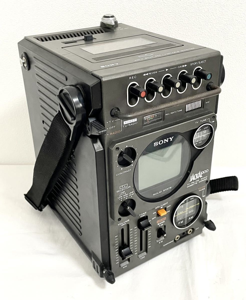 SONY》JACKAL300 TV- FM / AM RADIO CASSETTE CORDER【ジャンク品