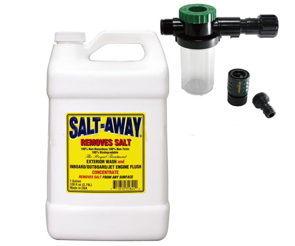 送料無料 SALT-AWAY 原液3.7L＋専用ミキサー カワサキ KAW ULTRA250/260、S-D IS(2009)/2010以降ALLモデル マリンジェット（１１）