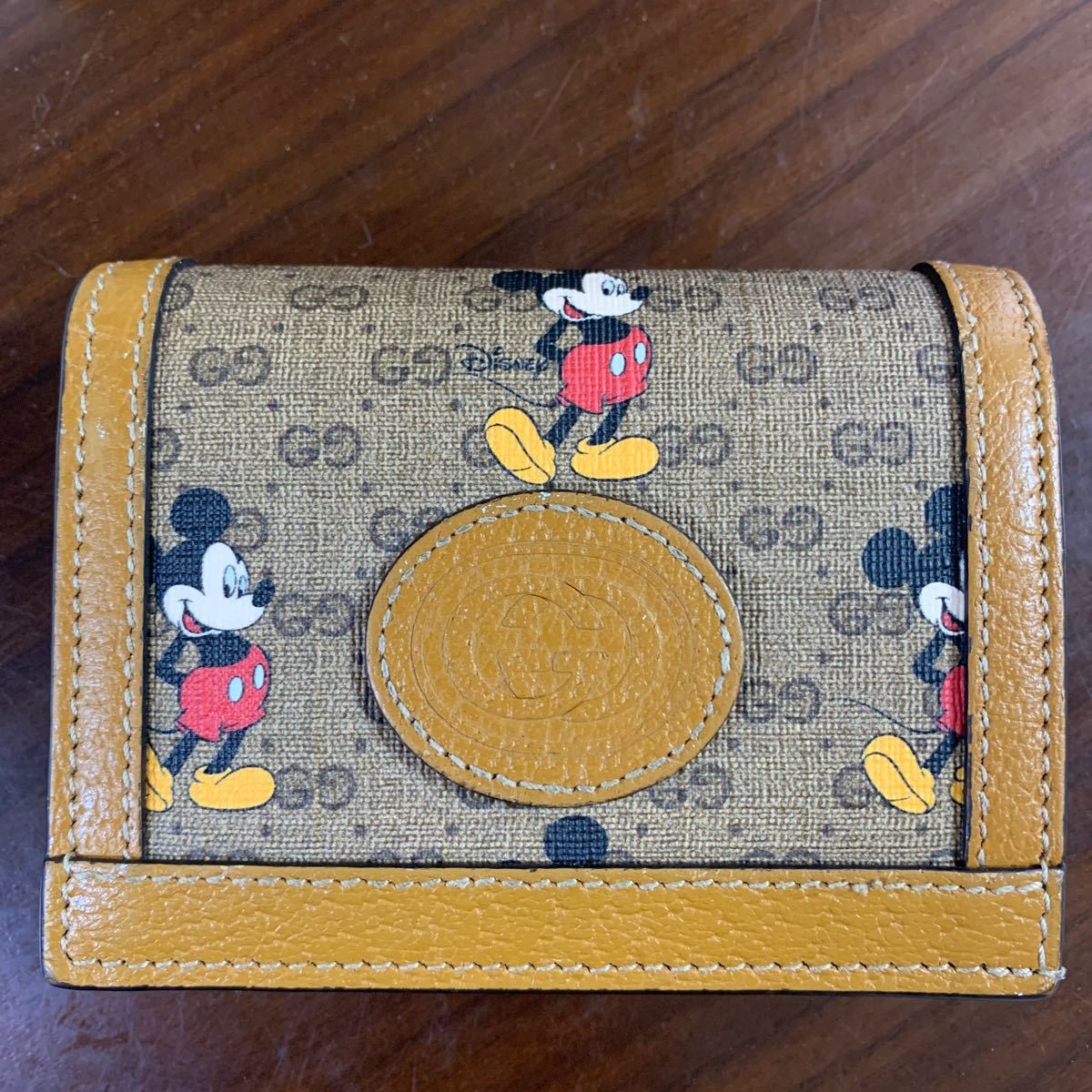 品質一番の GUCCI ミッキー ディズニー グッチ 財布 - 二つ折り財布 ...