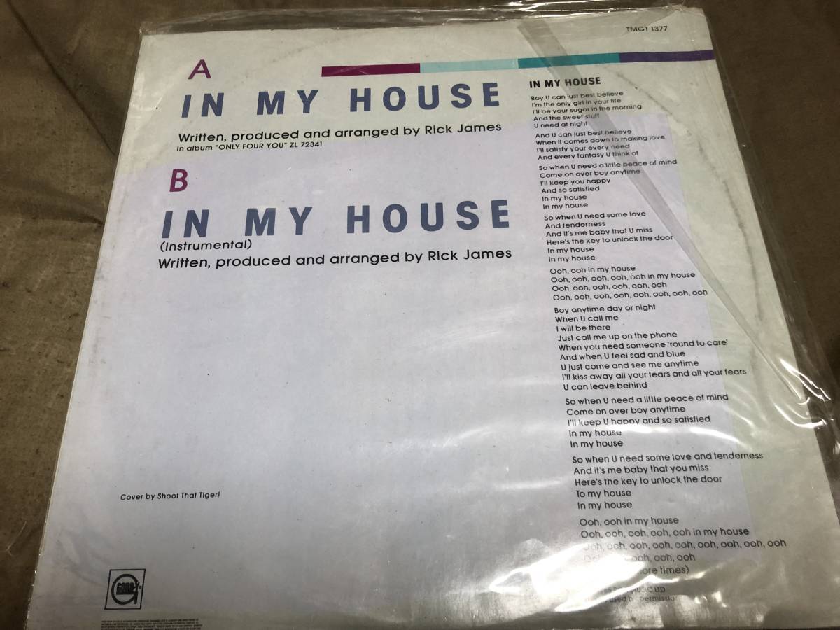 ★☆12-inch_single　Mary Jane Girls - In My House☆★_画像2