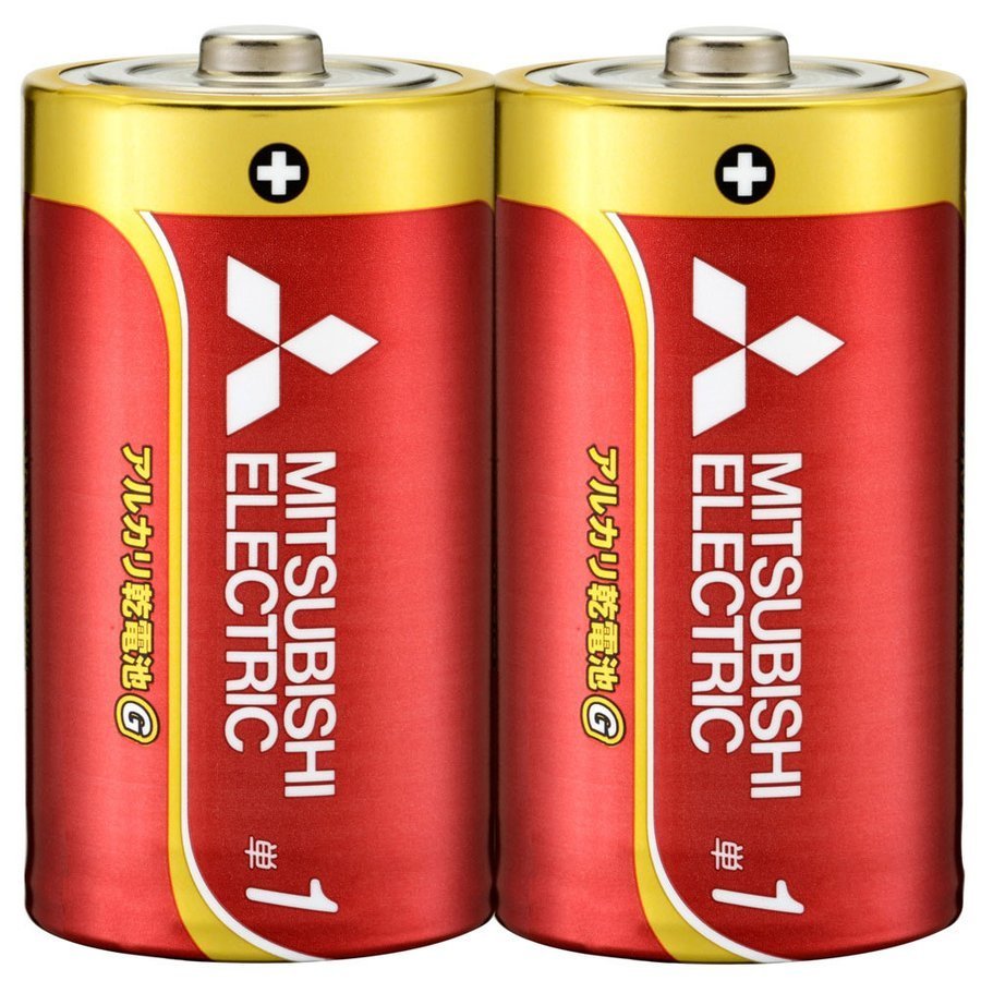 単１アルカリ電池 単一乾電池 三菱 日本製 LR20GD/2S/7595/１００個（２個組ｘ５０パック）/送料無料 