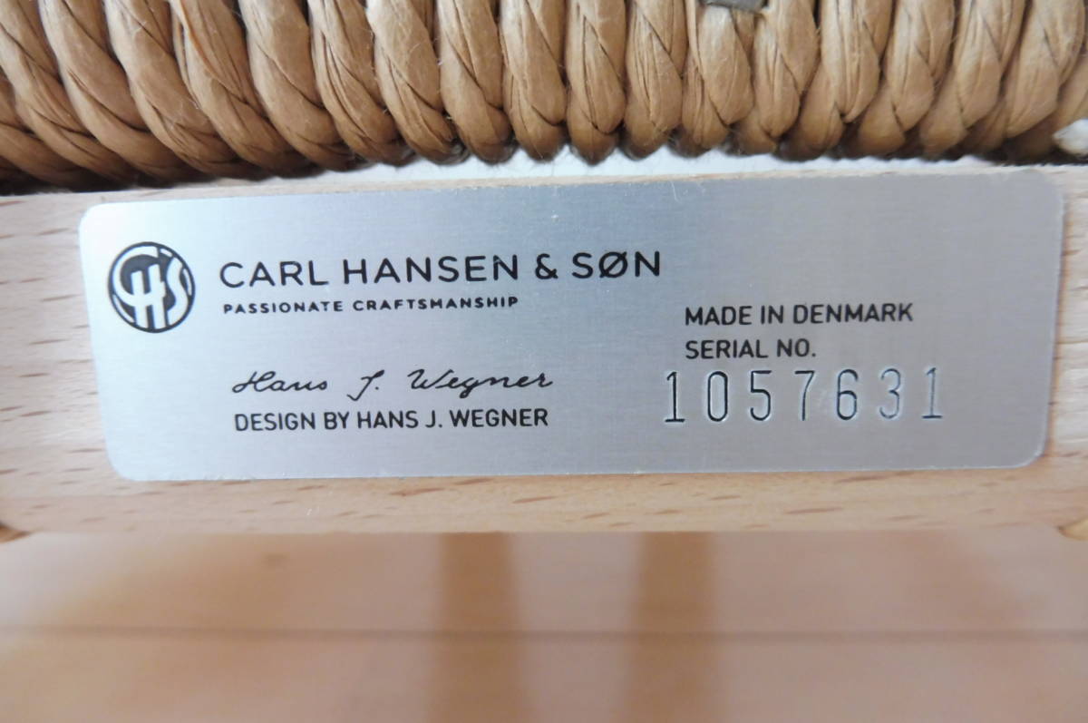 美品　CARL HANSEN & SON （カール・ハンセン＆サン） CH24 / Yチェア ビーチ材・ソープ仕上げ ハンス.J.ウェグナー デンマーク_画像7