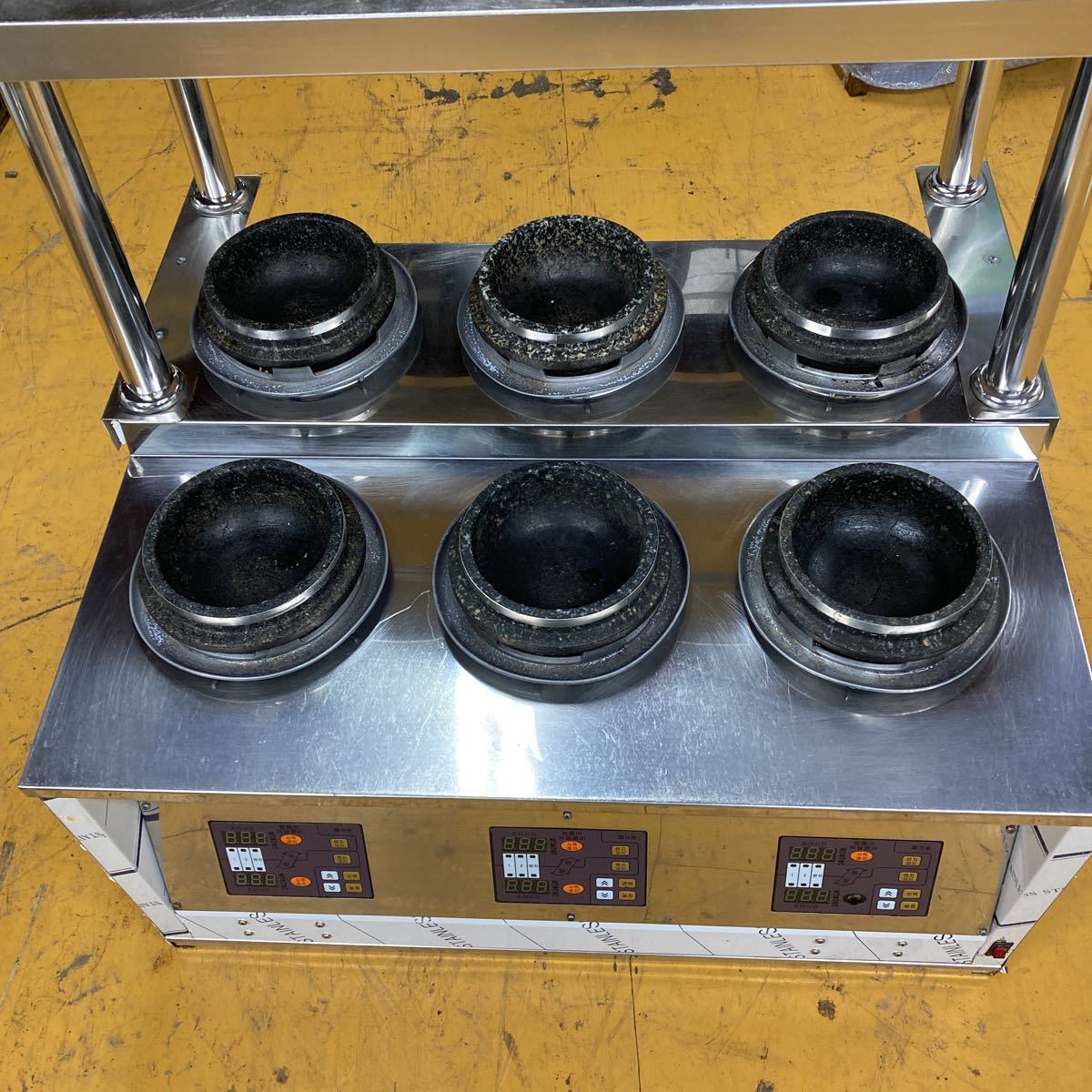 マイコン式 全自動釜めし炊飯機 【出品NO.007か】6ヶ炊 都市ガス マイコン式 全自動釜めし炊飯機 【出品NO.007か】6ヶ炊 都市ガス