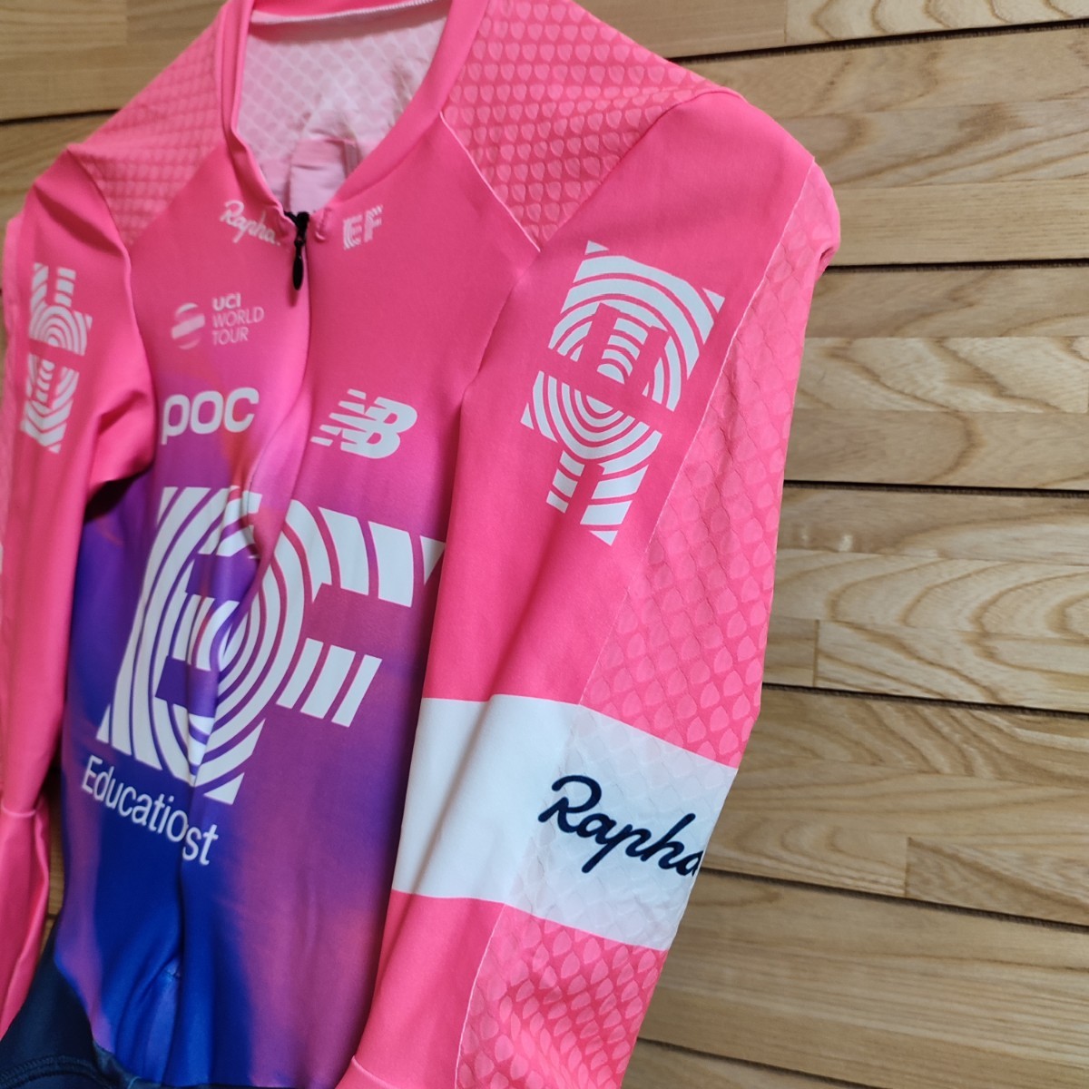 支給品　エアロスキンスーツ　EF Education First　Rapha　サイクルジャージ　ロードバイク　自転車　TT ラファ