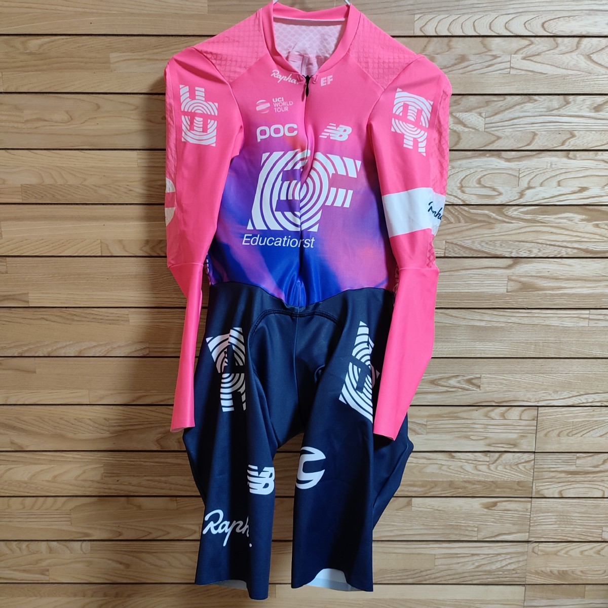 支給品　エアロスキンスーツ　EF Education First　Rapha　サイクルジャージ　ロードバイク　自転車　TT ラファ