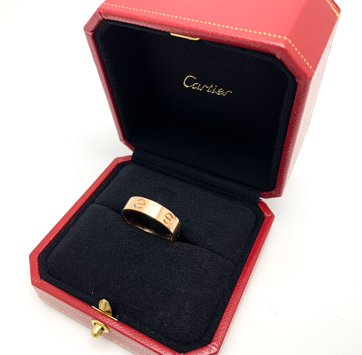 CARTIER カルティエ 750 18金ピンクゴールド ラブリング 指輪 アクセサリー 61号_画像7