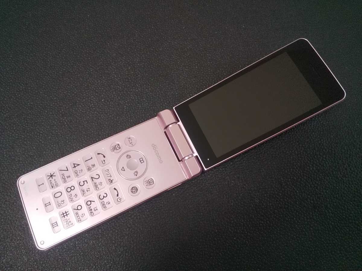 SIMロック解除 docomo SH-02L AQUOS ケータイ 白ロム 防水 防塵 耐衝撃 ...