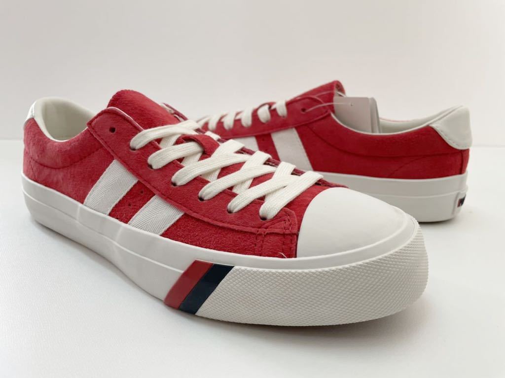 新品 名作 PRO-Keds ROYALPLUS RED プロケッズ ロイヤルプラス スエード レッド 赤 us 10 JP 28 箱付 正規品_画像4