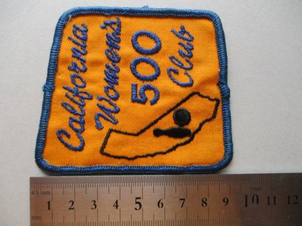 80s カリフォルニア ウィメンズ500クラブCALIFORNIA WOMEN'S 500 CLUBボウリング刺繍ワッペン/プロ米国ビンテージUSAアメリカbowlingV160_画像8