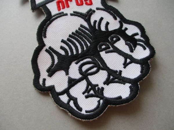 80s USA Goju Federation 刺繍ワッペン/U.S.A. 拳ベスト・キッド宮城長順ビンテージ武術スポーツ武道アップリケ パッチ沖縄こぶし拳法V160_画像4