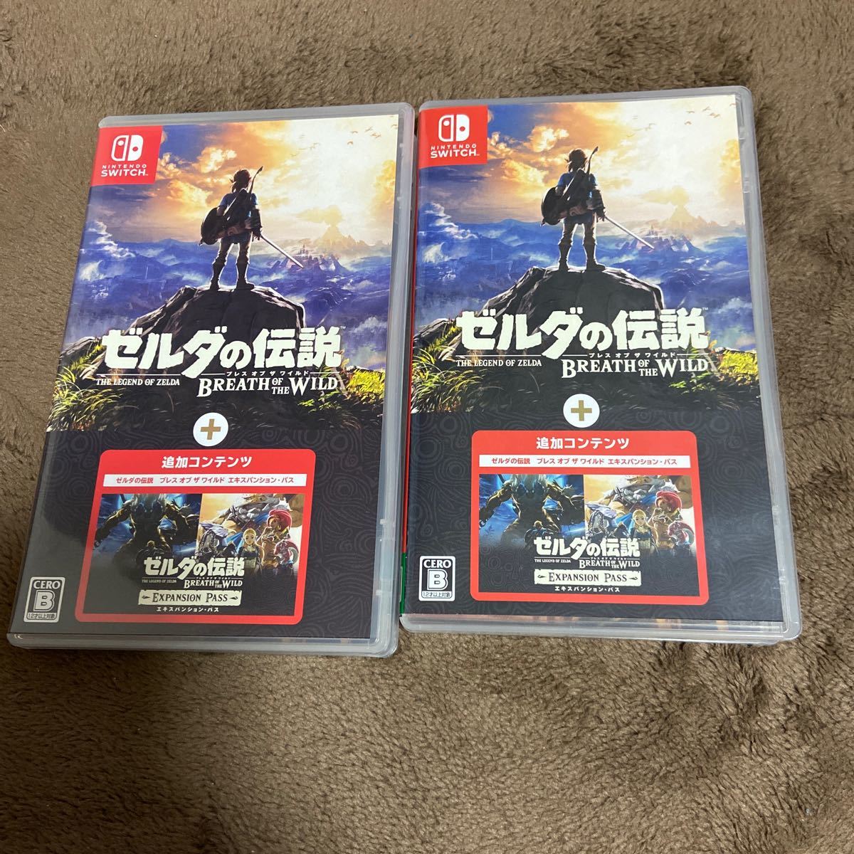 【Switch】 ゼルダの伝説 ブレス オブ ザ ワイルド ＋ エキスパンションパス　2本