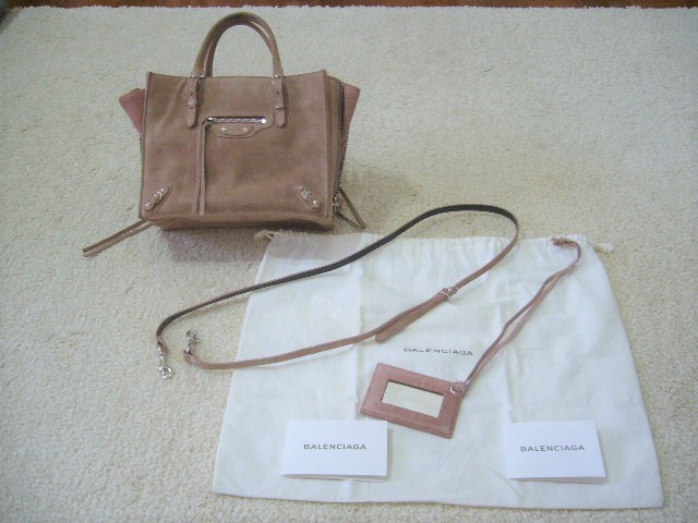 BALENCIAGA/ミニペーパージップアラウンド2WAYバッグ www.cinema.sk