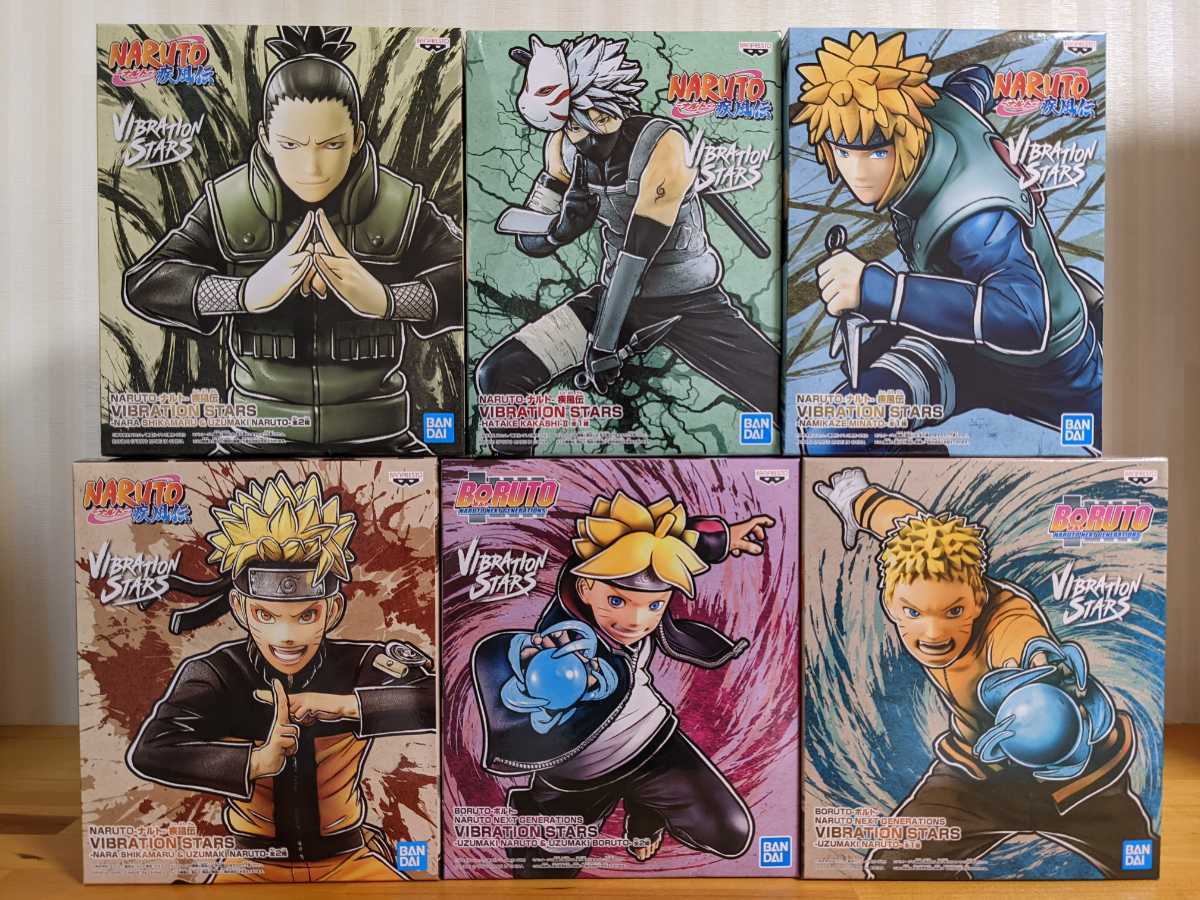 NARUTO ナルト VIBRATION STARS フィギュア６体セット 未開封品