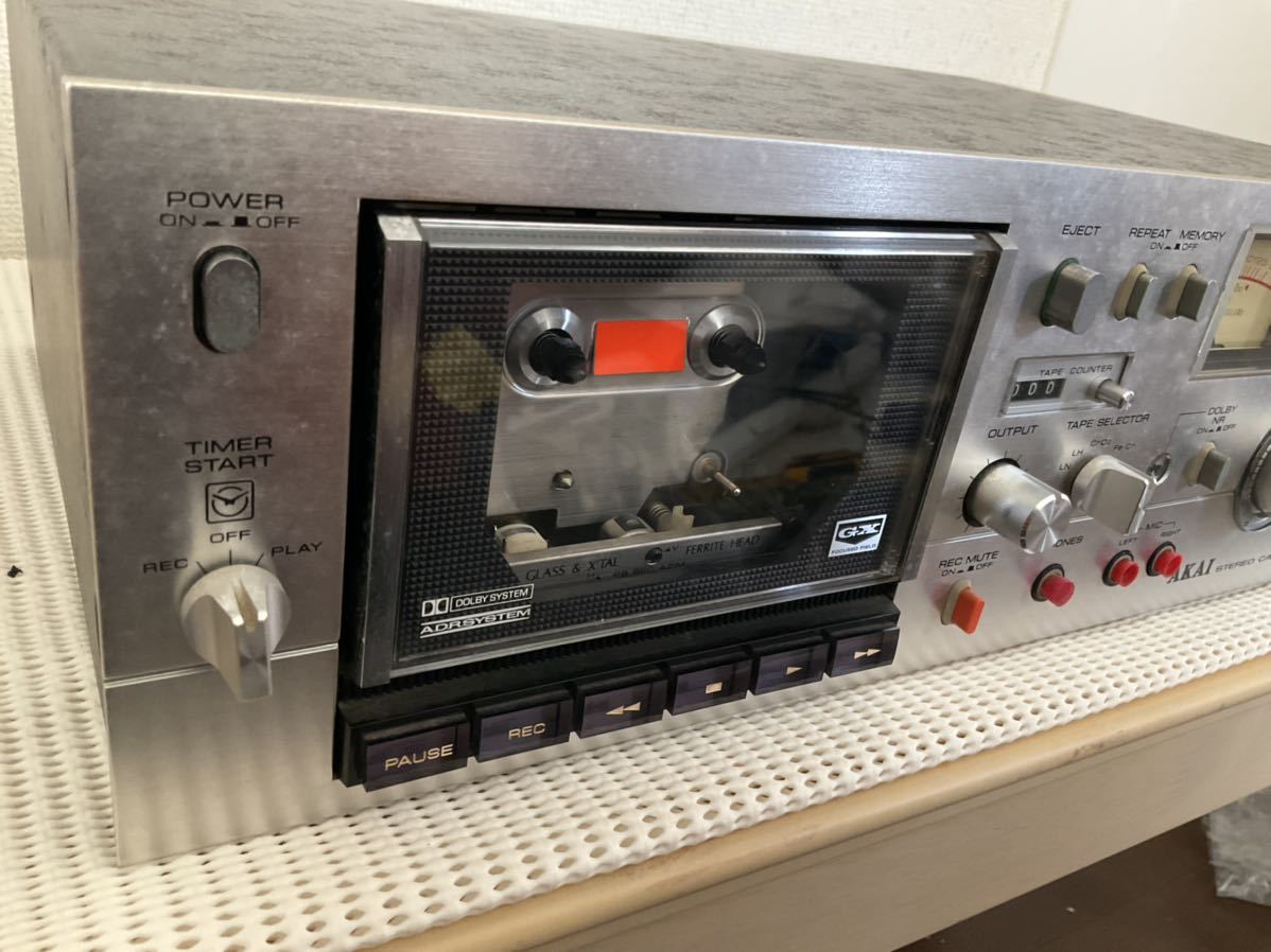 アカイ カセットデッキ AKAI GXC-715D ジャンク アカイ カセットデッキ AKAI GXC-715D ジャンク