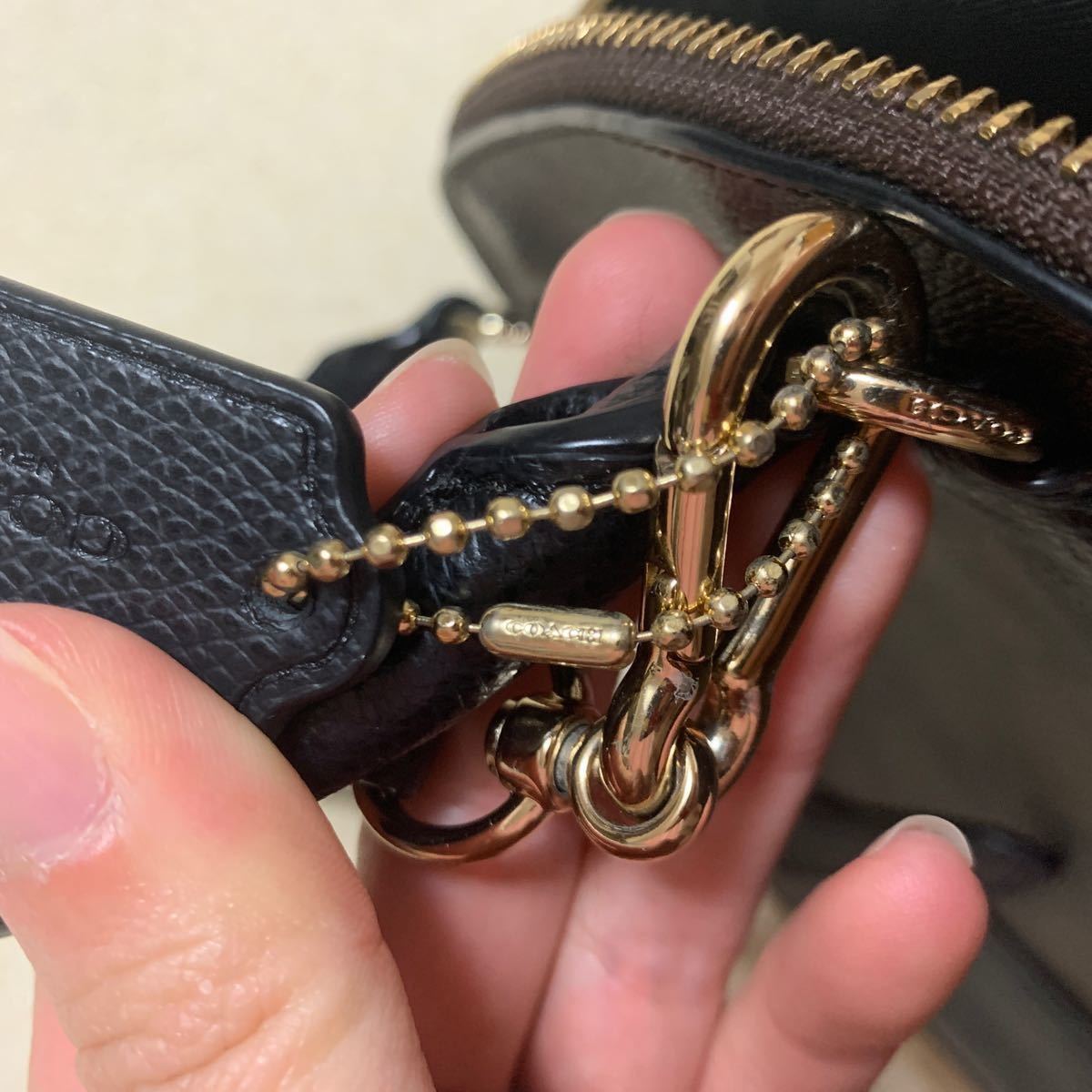 COACH コーチ ショルダーバッグ シグネチャー ハンドバッグ 2way 美品