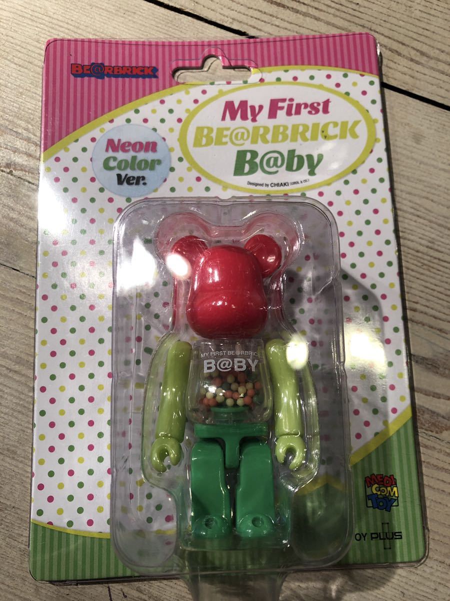 PayPayフリマ｜My First BE@RBRICK B@by Neon Color Ver  100%(メディコムトイ・フィギュア・千秋・ベアブリック)