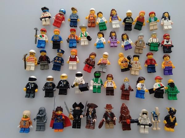 正規品 LEGO レゴ ミニフィグ 50個 大量 まとめ売り スターウォーズ パイレーツオブカリビアン インディージョーンズ レゴシティ など